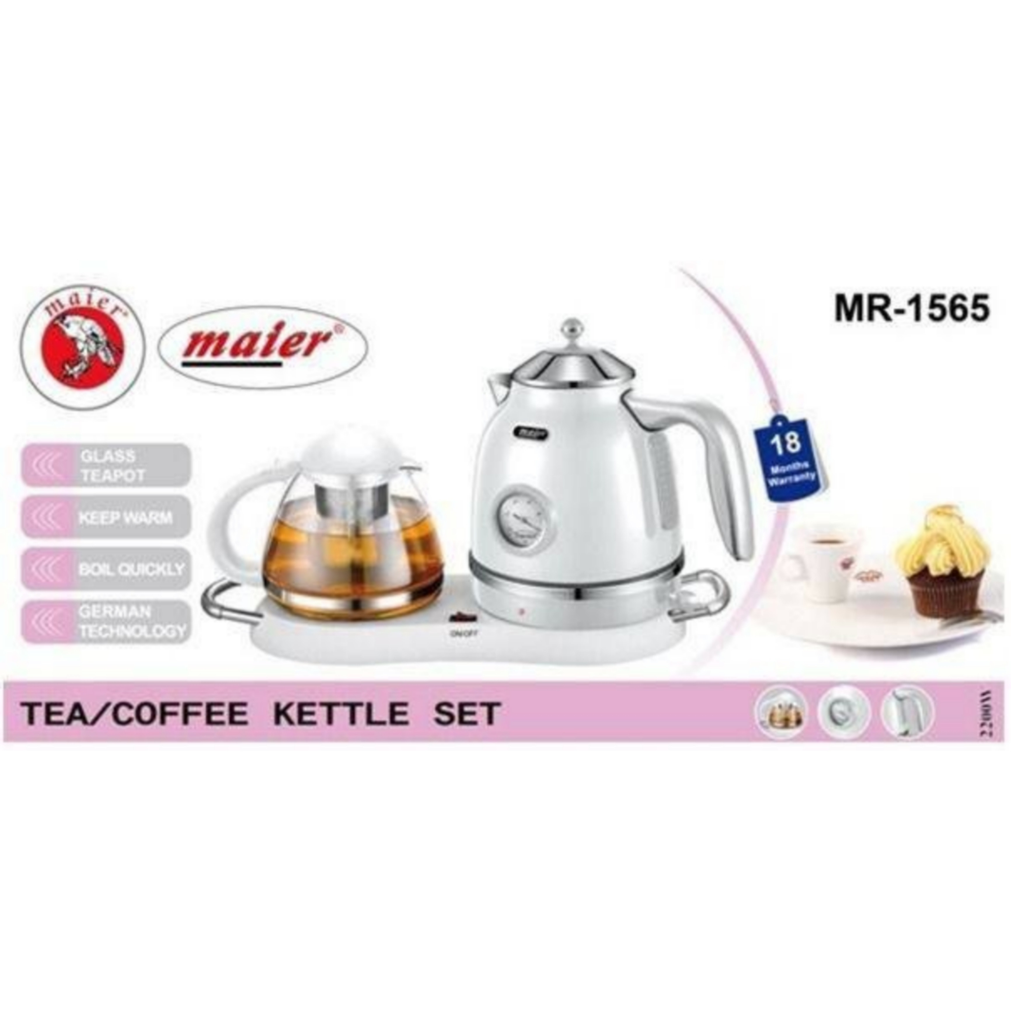 چای ساز حرفه ای مایر مدل MR-1565