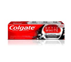 خمیر دندان سفید کننده colgate مدل Optic white charcoal
